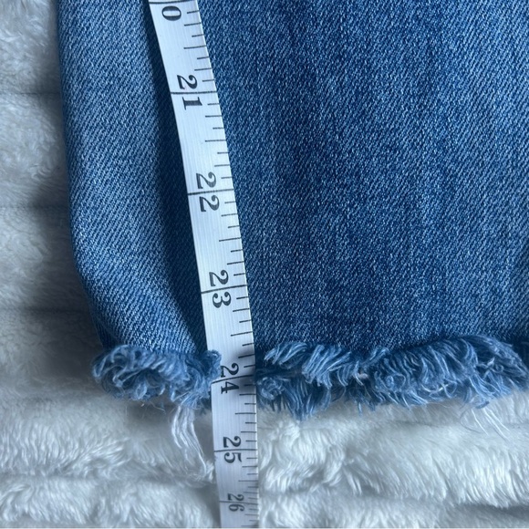 NWOT Womens Denim Forum The Arlo Hi-Rise Straight 24 Blue Jeans Button Fly - Picture 5 of 16